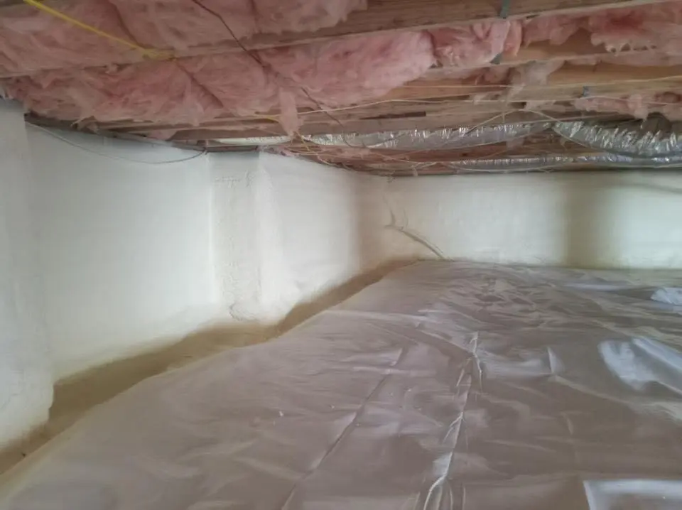 Crawl space encapsulation with closed-cell spray foam for Spray Foam Roofing in Madera Ranchos